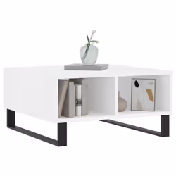 vidaXL Coffee Table Living Room Side Table End Table Sonoma Engineered Wood - white - Additional view 2
