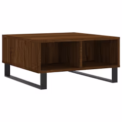 vidaXL Coffee Table Living Room Side Table End Table Sonoma Engineered Wood - brown oak