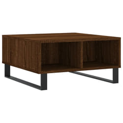 vidaXL Coffee Table Living Room Side Table End Table Sonoma Engineered Wood - brown oak