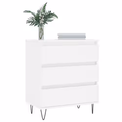 vidaXL Sideboard Storage Cabinet Cupboard Side Cabinet White Engineered Wood