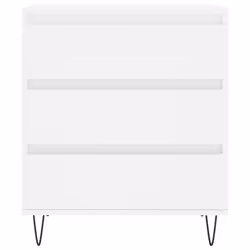 vidaXL Sideboard Storage Cabinet Cupboard Side Cabinet White Engineered Wood - Additional view 4