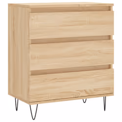 vidaXL Sideboard Storage Side Cabinet Cupboard Sonoma Oak Engineered Wood