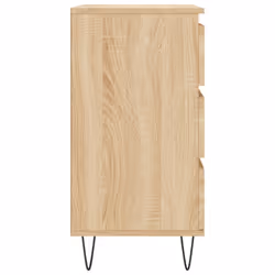 vidaXL Sideboard Storage Side Cabinet Cupboard Sonoma Oak Engineered Wood - Additional view 6