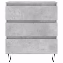 vidaXL Sideboard Storage Side Cabinet Cupboard Concrete Grey Engineered Wood - Additional view 4