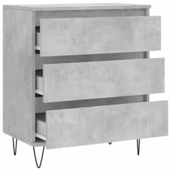 vidaXL Sideboard Storage Side Cabinet Cupboard Concrete Grey Engineered Wood - Additional view 5