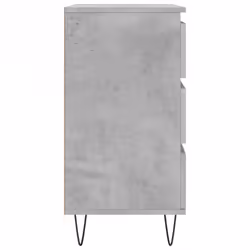 vidaXL Sideboard Storage Side Cabinet Cupboard Concrete Grey Engineered Wood - Additional view 6