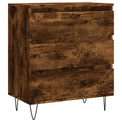 vidaXL Sideboard Storage Side Cabinet Cupboard Smoked Oak Engineered Wood