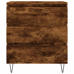 vidaXL Sideboard Storage Side Cabinet Cupboard Smoked Oak Engineered Wood - Additional view 4