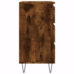 vidaXL Sideboard Storage Side Cabinet Cupboard Smoked Oak Engineered Wood - Additional view 6