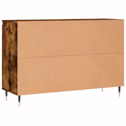 vidaXL Sideboard Storage Cabinet Cupboard Side Cabinet White Engineered Wood - smoked oak - Additional view 7