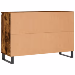 vidaXL Sideboard Storage Cabinet Cupboard Side Cabinet Brown Oak Engineered Wood - smoked oak - Additional view 7