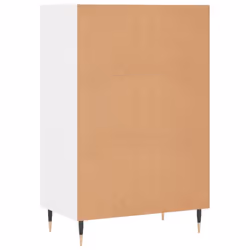 vidaXL Highboard Sideboard Storage Side Cabinet Home Cupboard Engineered Wood - white - Additional view 5