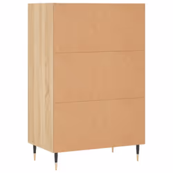 vidaXL Highboard Sideboard Storage Side Cabinet Home Cupboard Engineered Wood - sonoma oak - Additional view 5