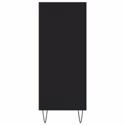 vidaXL Highboard Sideboard Cupboard Side Cabinet Sonoma Oak Engineered Wood - black - Additional view 4