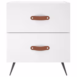 VidaXL 827244 nightstand/bedside table White - Additional view 4