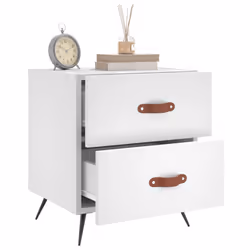 VidaXL 827244 nightstand/bedside table White - Additional view 7
