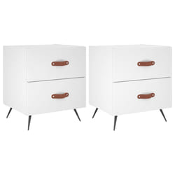 VidaXL 827245 nightstand/bedside table White