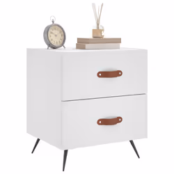 VidaXL 827245 nightstand/bedside table White - Additional view 4