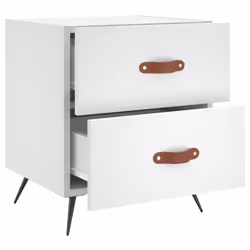 VidaXL 827245 nightstand/bedside table White - Additional view 8