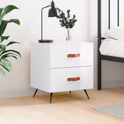 VidaXL 827248 nightstand/bedside table White