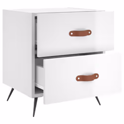 VidaXL 827248 nightstand/bedside table White