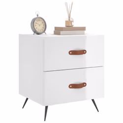 VidaXL 827248 nightstand/bedside table White - Additional view 8