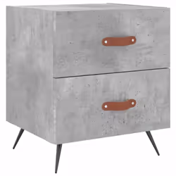 VidaXL 827252, Concrete colour, Iron, Polyurethane (PU), Wood, 400 mm, 350 mm, 475 mm, 1 pc(s)
