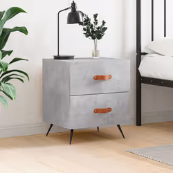 VidaXL 827252 nightstand/bedside table Concrete colour