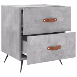 VidaXL 827252 nightstand/bedside table Concrete colour