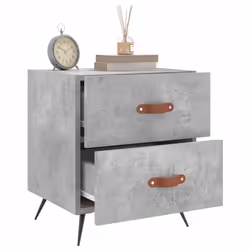 VidaXL 827252 nightstand/bedside table Concrete colour - Additional view 7