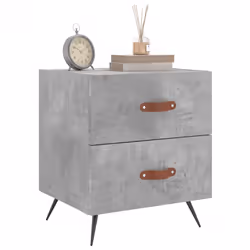 VidaXL 827252 nightstand/bedside table Concrete colour - Additional view 8