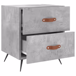 VidaXL 827253 nightstand/bedside table Concrete colour
