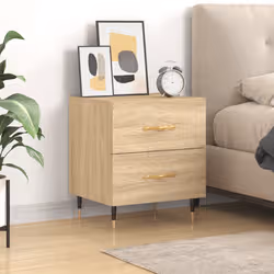 VidaXL 827266 nightstand/bedside table Oak - Additional view 2