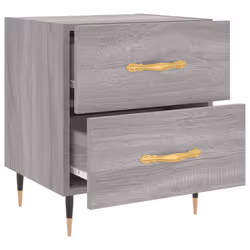 VidaXL 827272 nightstand/bedside table Oak - Additional view 5