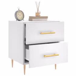 VidaXL 827276 nightstand/bedside table White - Additional view 4