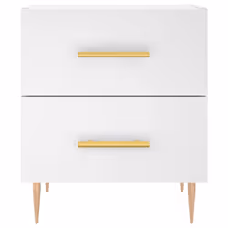 VidaXL 827276 nightstand/bedside table White - Additional view 6