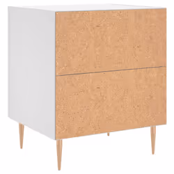 VidaXL 827276 nightstand/bedside table White - Additional view 8