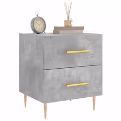 VidaXL 827284 nightstand/bedside table Concrete colour - Additional view 3
