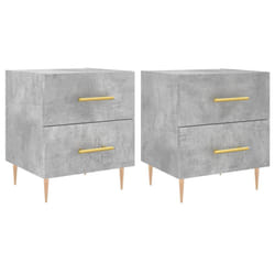 VidaXL 827285 nightstand/bedside table Concrete colour