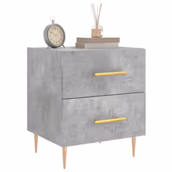 VidaXL 827285 nightstand/bedside table Concrete colour