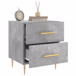 VidaXL 827285 nightstand/bedside table Concrete colour - Additional view 4