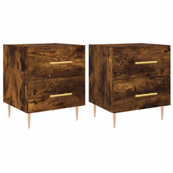 VidaXL 827287, Oak, Iron, Wood, 400 mm, 350 mm, 475 mm, 2 pc(s)