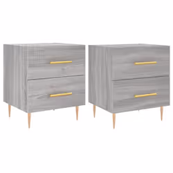 VidaXL 827289, Oak, Iron, Wood, 400 mm, 350 mm, 475 mm, 2 pc(s)