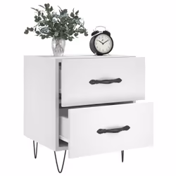 VidaXL 827293 nightstand/bedside table White