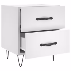 VidaXL 827293 nightstand/bedside table White - Additional view 7