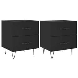 VidaXL 827295 nightstand/bedside table Black