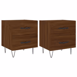 VidaXL 827307, Oak, Iron, Wood, 400 mm, 350 mm, 475 mm, 2 pc(s)