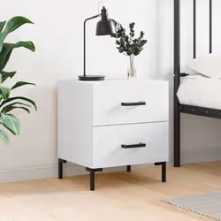 VidaXL 827308 nightstand/bedside table White - Additional view 2