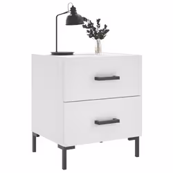 VidaXL 827308 nightstand/bedside table White - Additional view 3