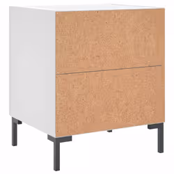 VidaXL 827308 nightstand/bedside table White - Additional view 8